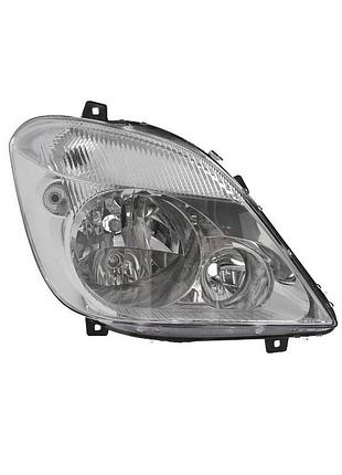 Фара передняя mercedes-benz sprinter 2006-2013, правая h7/h7 с поворотник, электрическая регулировка, depo, 440-1160r-ld-em