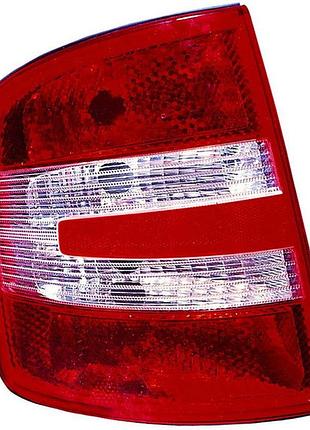 Фонарь задний skoda fabia sd/cw 2004-2007, левый, depo, 665-1910l-ue