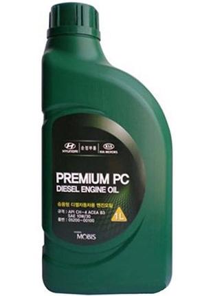 Моторное масло hyundai/kia mobis premium pc diesel 10w-30, 1л hyundai/kia 0520000100
