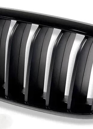 Оригинальная решетка радиатора bmw x5 f15/x6 f16 2013-, m-performance, черная, сторона, 51712334710