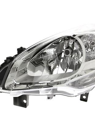Фара передняя citroen berlingo/peugeot partner 2008-2011, левая h4, электрическая регулировка, с моторчиком, depo, 552-1129lmld-em