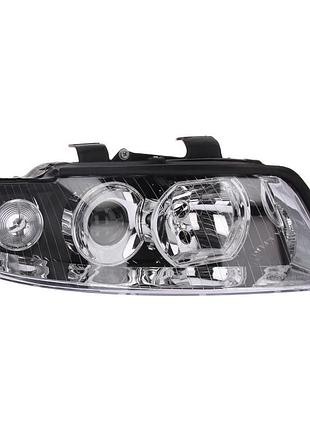 Фара передняя audi a4 2001-2004, правая h7/h7, электрическая регулировка, depo, 441-1146r-nd-em