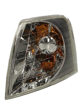 Указатель поворота volkswagen passat b5 1997-2000, левый, прозрачный + лампа, depo, 441-1523l-ae