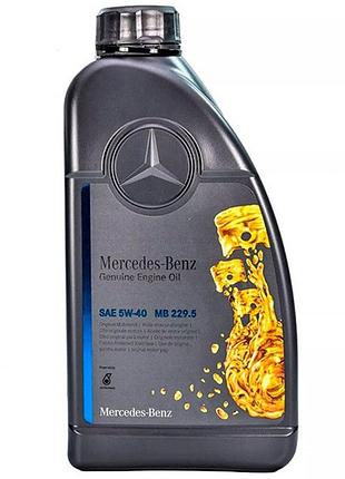 Моторное масло mercedes 229.5 5w-40 1л mercedes-benz a000989860611