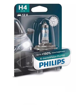 Автолампа h4 x-tremevision pro+150 %12v 60/55w p43t-38 (блистер 1шт)