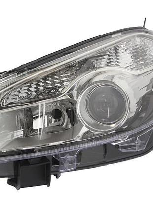 Фара передняя nissan qashqai/qashqai+2 (j10/jj10) 2010-2013 h7/h7/py21w/w5w, электрическая регулировка, depo, 215-11d7l-ld-em