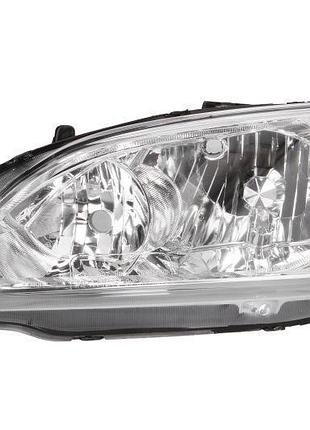 Фара передняя honda civic 7 sd 2003-2006, 4 двери, левая h1, электрическая регулировка, depo, 217-1146l-ld-em