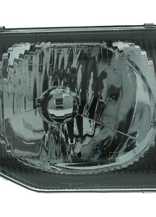 Фара передняя mitsubishi pajero 1998-2000, правая h4, механическая регулировка, depo, 214-1146r-ld-e