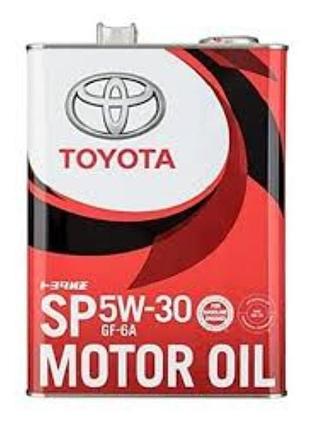 Моторное масло toyota 5w-30 sp/gf-6a 4л toyota/lexus 888013705