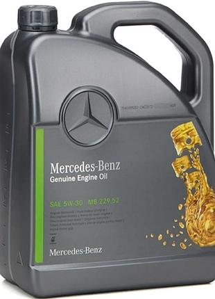 Моторное масло mercedes 229.52 5w-30 5л mercedes-benz a000989330913