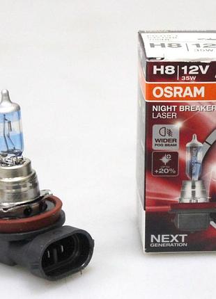 Автолампа h8 night breaker laser+20% 12v 35w pgj19-1 (1 шт)