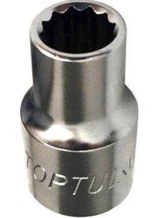 Головка торцевая 1/2" 11мм 12-гранная toptul baeb1611