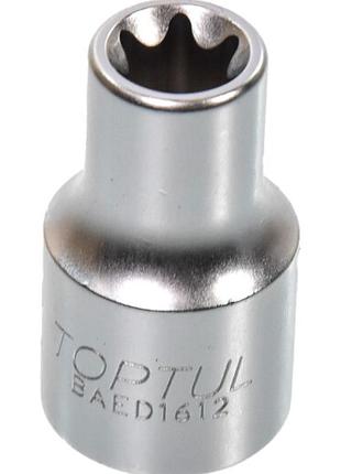 Головка торцевая 1/2" e12 toptul baed1612