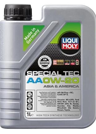 Моторное масло liqui moly special tec аа 0w-20, 1л liqui moly 8065