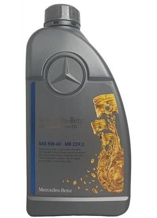 Моторное масло mercedes 229.3 5w-40 1л mercedes-benz a000989850611aaee