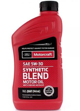 Моторное масло ford premium synthetic blend 5w-30, 4,73л ford xo5w30qsp