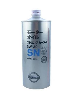 Моторное масло nissan strong 5w-30 1л nissan klan505301