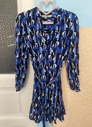 Платье zara новое 44 xs s 100% вискоза очень красивое мягкая ткань