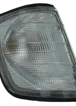 Указатель поворота mercedes-benz e-class w124 1984-1996, правый, белый + патрон - лампа, depo, 440-1606r-we-c