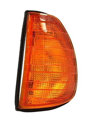 Показатель поворота mercedes w123 1976-1985 передний левый, с желтым патроном depo 440-1605lbwe-y