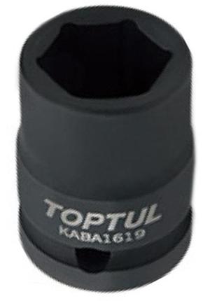 Головка торцевая ударная 1/2" 19мм toptul kaba1619