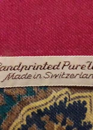 Красивый платок made in switzerland.5 фото