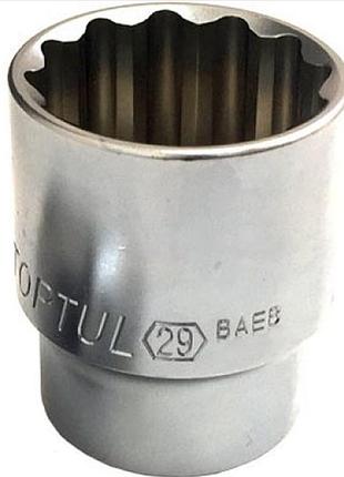 Головка торцевая 1/2" 27мм 12-гранная toptul baeb1627