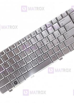 Оригинальная клавиатура для ноутбука hp pavilion dv4-1150er, pavilion dv4-1210er series, silver, ru