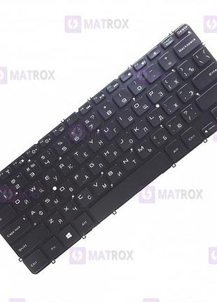 Оригинальная клавиатура для ноутбука dell xps l321x series, rus, black, подсветка