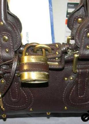 Chloe paddington italy mini satchel bag номерная