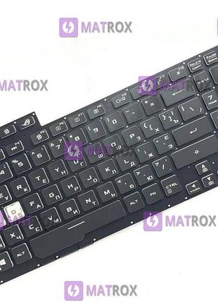 Оригинальная клавиатура для asus rog strix g731, g731g, g731gt, g731gu, g731gw, g731gv series, ru, rgb подсвет