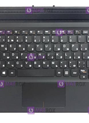 Оригинальная клавиатура для ноутбука lenovo ideapad miix 700-12isk series, ru, black, черная передняя панель