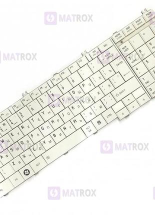 Оригинальная клавиатура для ноутбука toshiba satellite l650d, satellite l655, satellite l655d series, white, r