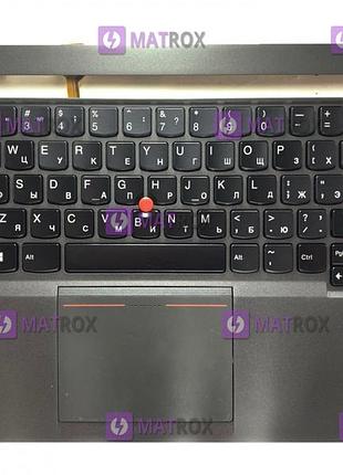 Оригинальная клавиатура для ноутбука lenovo thinkpad x1 carbon gen 2 series, rus, подсветка, передняя панель