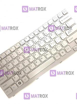 Оригинальная клавиатура для ноутбука sony vaio vgn-cr series, ru, silver