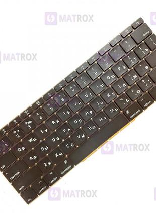 Оригінальна клавіатура для apple macbook pro 13 a1708 series, ru, підсвічування, small enter