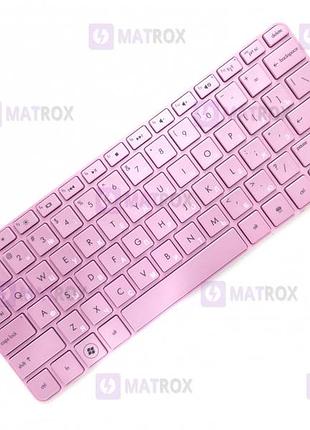 Оригинальная клавиатура для hp mini 210-1000 series, pink, ru
