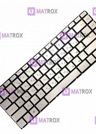 Оригінальна клавіатура для hp pavilion x360 14-ba,14-bs,14-bw,14-bf, hp 240 g6, hp 245 g6, hp 246 g6 series, silver, ru, підсвітка
