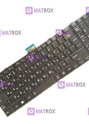 Оригінальна клавіатура для ноутбука toshiba satellite c55d, c55t, c70, c70d, c75, c75d series, rus, black