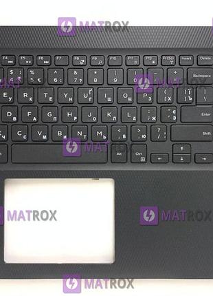 Оригінальна клавіатура для ноутбука dell inspiron 15 3580, 15 3581, 15 3582, 15 3583, 15 3585 series, rus, black, чорна панель