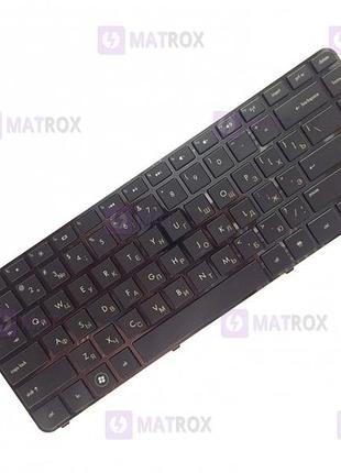 Оригинальная клавиатура для ноутбука hp pavilion dm4-3000 series, rus, black