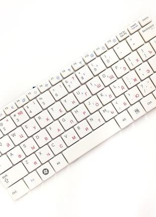 Оригінальна клавіатура для ноутбука samsung np-nf110-a0-ua, np-nf110-a01ru, np-n310, nf108 series, white, ru