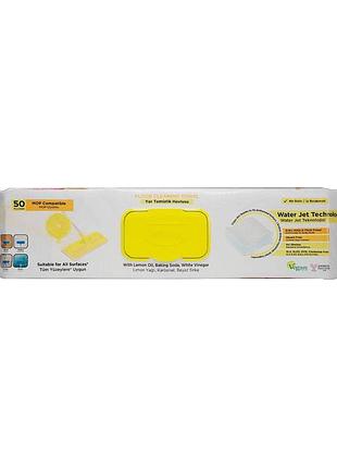 Deepfresh mop салфетки влажные для уборки пола 50шт lemon