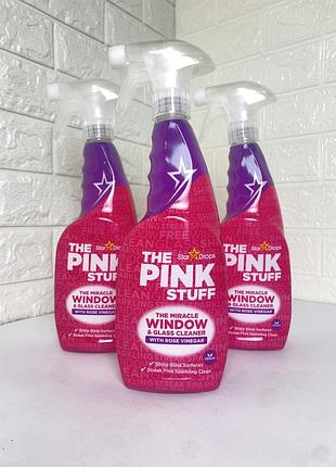The pink stuff спрей-средство для мытья окон и стекла rose vinegar 750 мл
