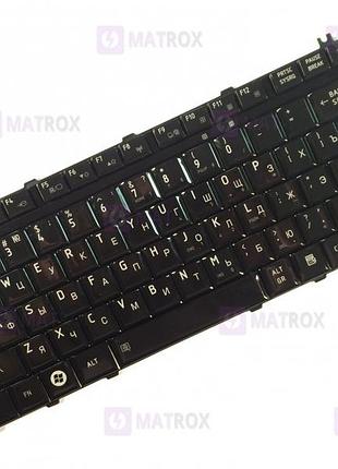 Оригинальная клавиатура для ноутбука toshiba satellite m200, satellite m205 series, rus, black, глянец