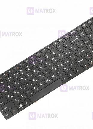 Клавиатура для ноутбука lenovo ideapad y570 black, ru
