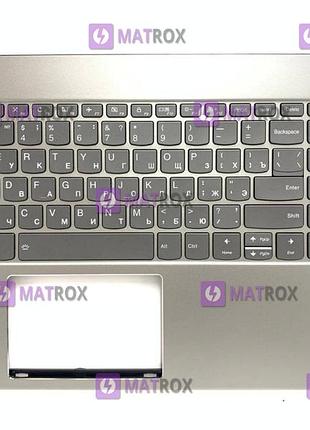Оригинальная клавиатура для lenovo ideapad s540-15iwl gtx type 81sw series, gray, ru, серая панель, подсветка