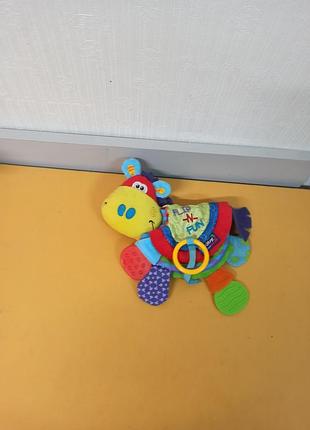 Книжка прорізувач nuby flip flop teether book