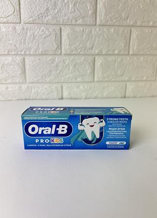 Oral-b зубная паста детская от 6 месяцев до 6 лет нежный вкус 50 мл