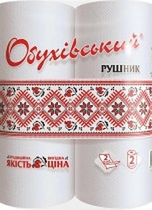 Полотенца сг 17г/м 2ш. белый 02шт. п/гл обуховый (двухслойный)